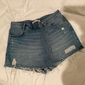 Zara Denim Skort